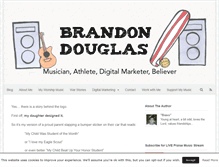 Tablet Screenshot of brandondouglas.com